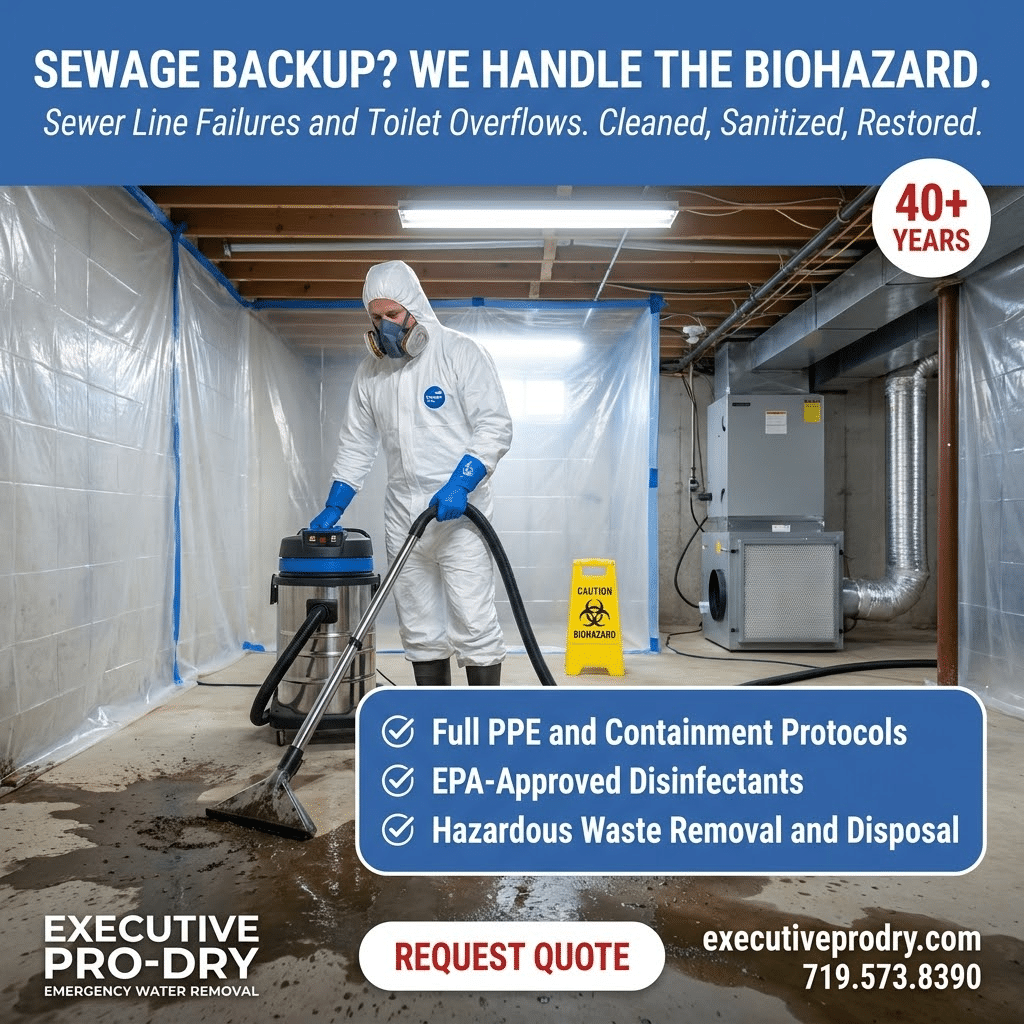 Water damage restoration in Monument CO mountain homes - Executive Pro-Dry